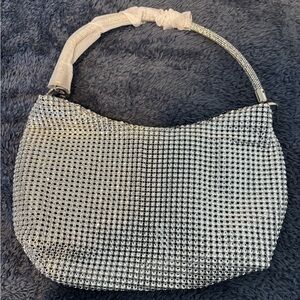 Silver Mesh Women's Bag